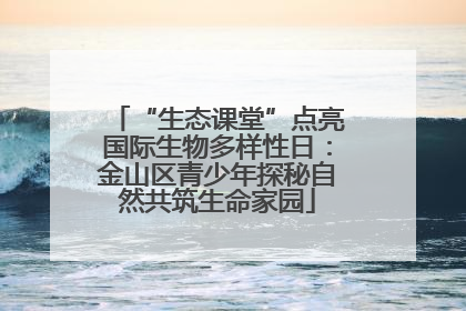 “生态课堂”点亮国际生物多样性日：金山区青少年探秘自然共筑生命家园
