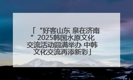 “好客山东 泉在济南”2025韩国水原文化交流活动圆满举办 中韩文化交流再添新彩