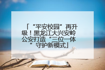 “平安校园”再升级！黑龙江大兴安岭公安打造“三位一体”守护新模式