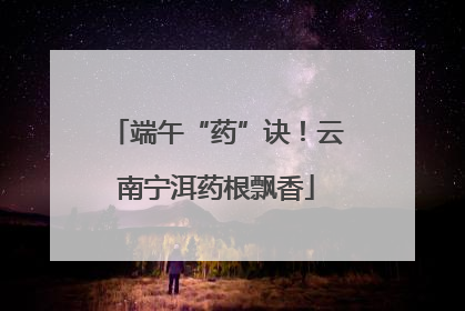 端午“药”诀！云南宁洱药根飘香
