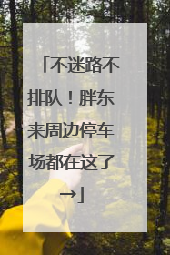 不迷路不排队！胖东来周边停车场都在这了→