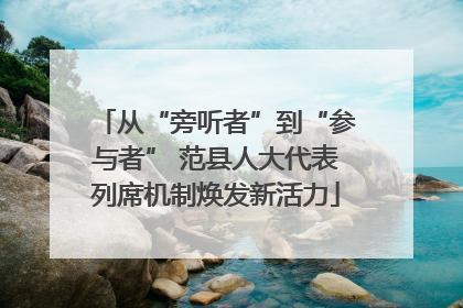 从“旁听者”到“参与者” 范县人大代表列席机制焕发新活力