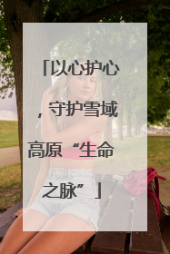 以心护心，守护雪域高原“生命之脉”