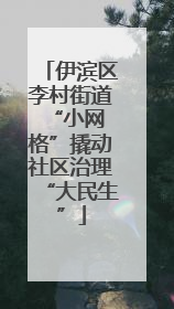 伊滨区李村街道 “小网格”撬动社区治理“大民生”