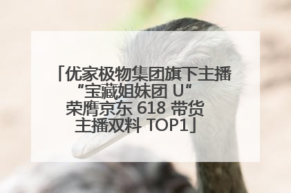 优家极物集团旗下主播 “宝藏姐妹团 U” 荣膺京东 618 带货主播双料 TOP1