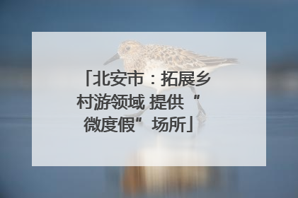 北安市：拓展乡村游领域 提供“微度假”场所