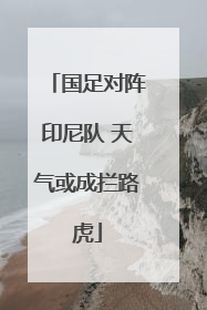 国足对阵印尼队 天气或成拦路虎