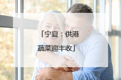 宁夏：供港蔬菜迎丰收