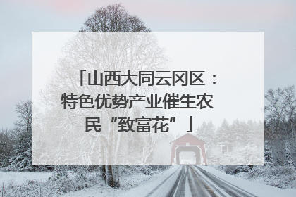 山西大同云冈区：特色优势产业催生农民“致富花”