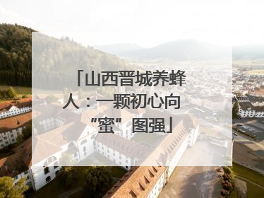 山西晋城养蜂人：一颗初心向“蜜”图强