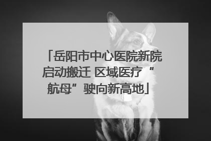 岳阳市中心医院新院启动搬迁 区域医疗“航母”驶向新高地
