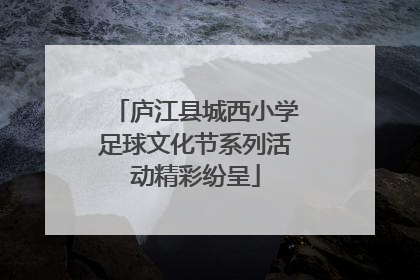 庐江县城西小学足球文化节系列活动精彩纷呈