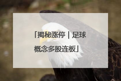 揭秘涨停｜足球概念多股连板