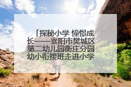 探秘小学 憧憬成长——襄阳市樊城区第二幼儿园衡庄分园幼小衔接班走进小学开展参观体验活动