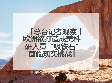 总台记者观察丨欧洲欲打造成美科研人员“吸铁石”面临现实挑战