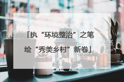执“环境整治”之笔 绘“秀美乡村”新卷