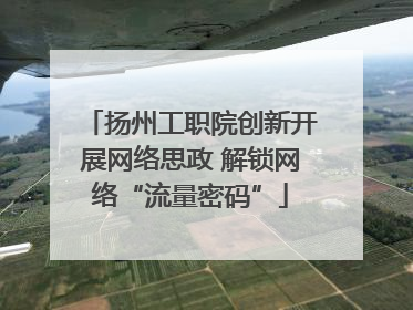 扬州工职院创新开展网络思政 解锁网络“流量密码”