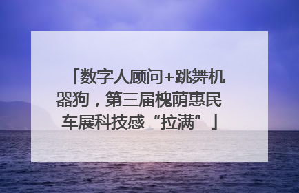 数字人顾问+跳舞机器狗，第三届槐荫惠民车展科技感“拉满”