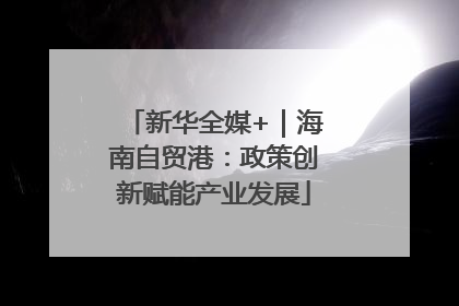 新华全媒+｜海南自贸港：政策创新赋能产业发展