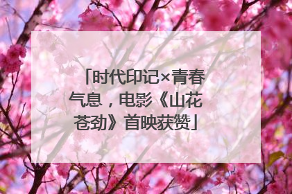 时代印记×青春气息，电影《山花苍劲》首映获赞