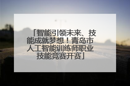 智能引领未来、技能成就梦想！青岛市人工智能训练师职业技能竞赛开赛