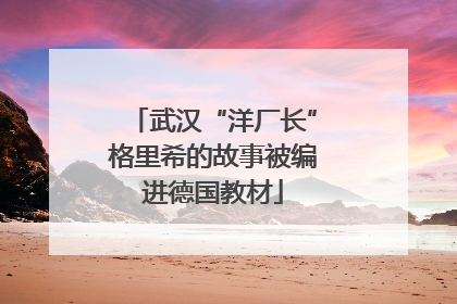 武汉“洋厂长”格里希的故事被编进德国教材