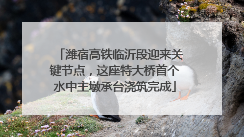 潍宿高铁临沂段迎来关键节点，这座特大桥首个水中主墩承台浇筑完成
