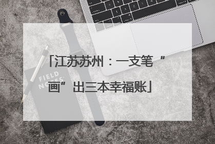 江苏苏州：一支笔“画”出三本幸福账