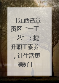 江西省章贡区“一工一艺”：提升职工素养，让生活更美好