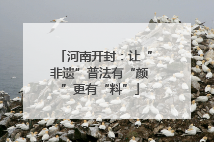 河南开封：让“非遗”普法有“颜”更有“料”