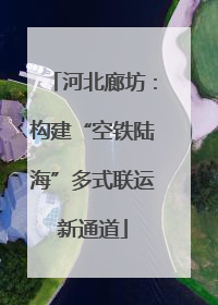 河北廊坊：构建“空铁陆海”多式联运新通道