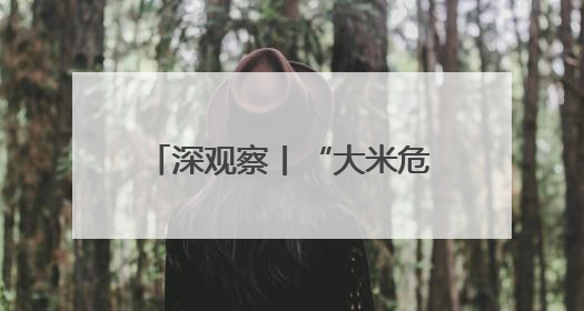 深观察丨“大米危机”撼动日本政坛