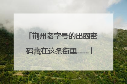 荆州老字号的出圈密码藏在这条街里……