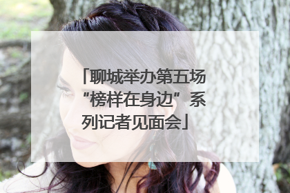 聊城举办第五场“榜样在身边”系列记者见面会