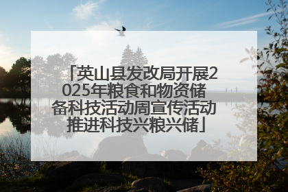 英山县发改局开展2025年粮食和物资储备科技活动周宣传活动 推进科技兴粮兴储
