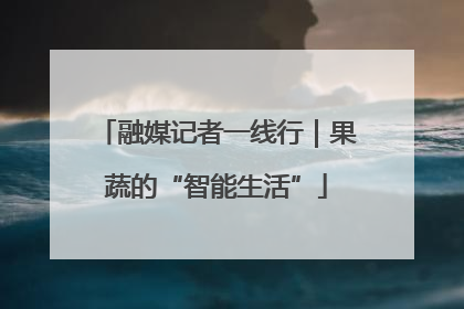融媒记者一线行｜果蔬的“智能生活”