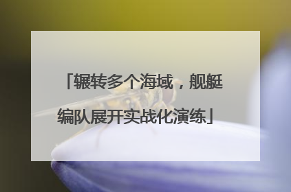 辗转多个海域，舰艇编队展开实战化演练