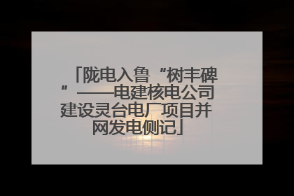 陇电入鲁“树丰碑”——电建核电公司建设灵台电厂项目并网发电侧记