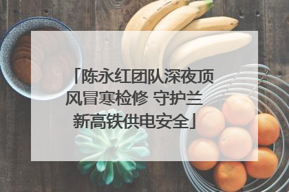 陈永红团队深夜顶风冒寒检修 守护兰新高铁供电安全