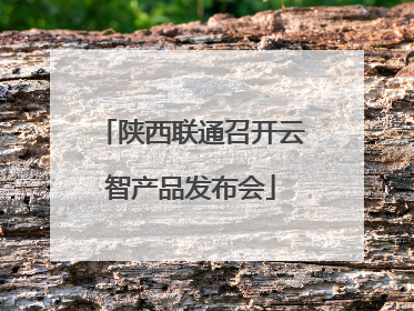 陕西联通召开云智产品发布会
