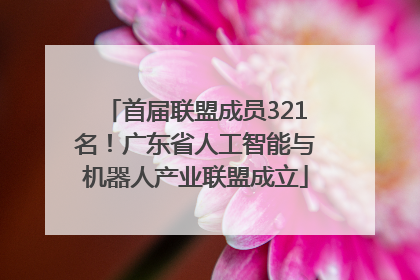 首届联盟成员321名！广东省人工智能与机器人产业联盟成立