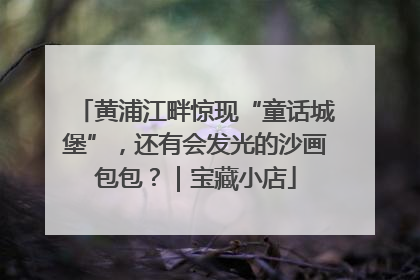 黄浦江畔惊现“童话城堡”，还有会发光的沙画包包？｜宝藏小店