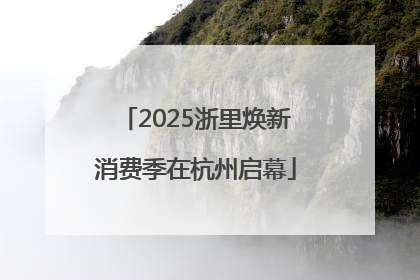 2025浙里焕新消费季在杭州启幕
