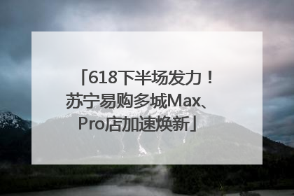 618下半场发力！苏宁易购多城Max、Pro店加速焕新