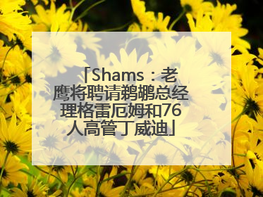 Shams：老鹰将聘请鹈鹕总经理格雷厄姆和76人高管丁威迪