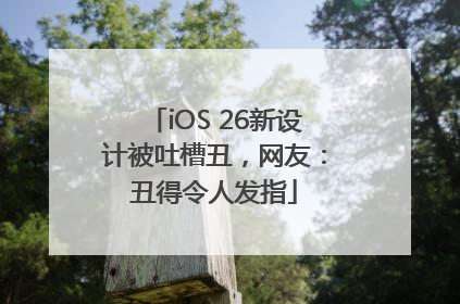 iOS 26新设计被吐槽丑，网友：丑得令人发指